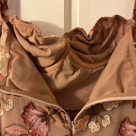 For Love & Lemons Botanic Butterflies Bustier Mini Dress - Picture 6 of 10